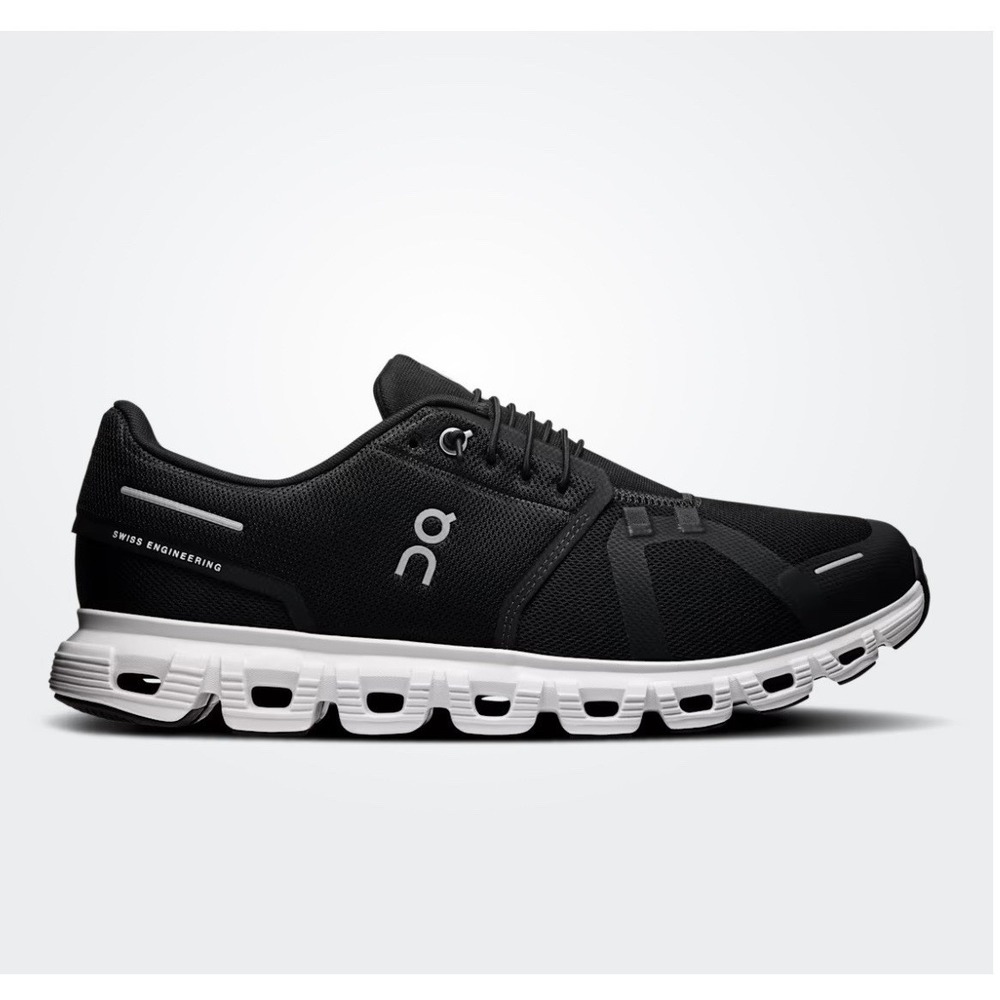 On Men's Cloud 6 Black | White 3MF10070299 New Size 10.5